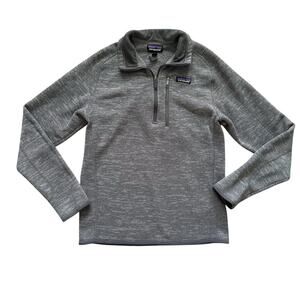 Patagonia Men's Zip-Up Sweater in Heather Gray